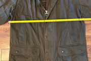 Barbour Classic Northumbria Wax Jacket Brown Outdoor Country Size 46