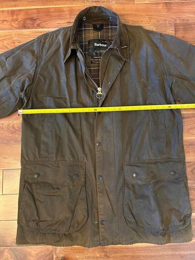 Barbour Classic Northumbria Wax Jacket Brown Outdoor Country Size 46