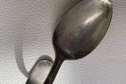 old silver plated spoon