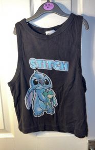 Stitch Cropped pyjama top 14-16