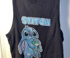 Stitch Cropped pyjama top 14-16