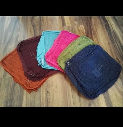 6 piece Luggage organising bags