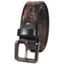 Premium Embossed Genuine Leather Belt Stylish Vintage Designer Belt Durable Formal & Casual Waist Belt Image 8