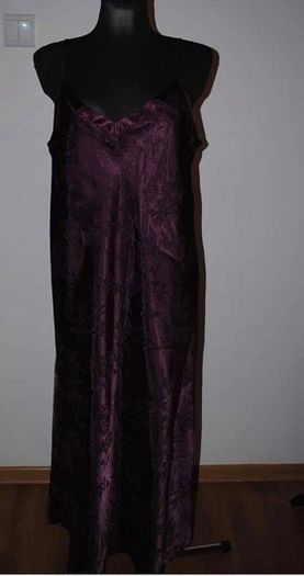 Brand New BHS Women's Nightwear Night Dress Purple Satin Chemise UK18 EU46 Postage included