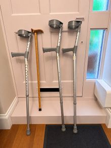 Free Crutches and a Walking Stick