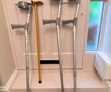 Free Crutches and a Walking Stick