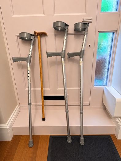 Free Crutches and a Walking Stick