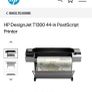 Large format Printer. HP DesignJet 44" T1300 Image 2