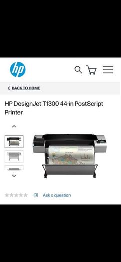 Large format Printer. HP DesignJet 44" T1300