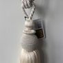 Pair of new cream curtain tiebacks Image 2