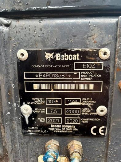 Bobcat Micro Digger E10Z - Year 2021