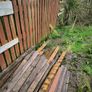 Broken fence wood Image 2