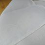 Vintage linen napkins, White linen Damask Image 6