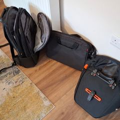 Laptop bag, Saddle bag + Briefcase