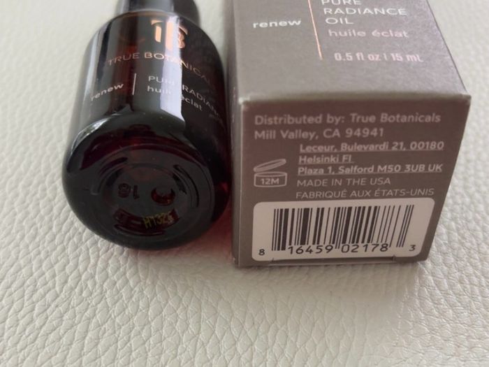 True botanicals pure radiance oil 15ml