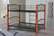 Metal &amp; Wood Bunk Bed convertible 2 single beds