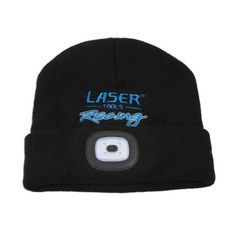 Laser Tools Racing - Beanie Hat with rechargeable Torch