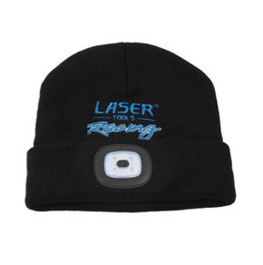 Laser Tools Racing - Beanie Hat with rechargeable Torch