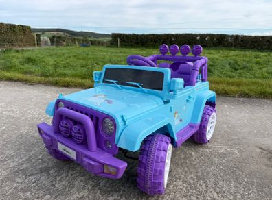 Kids 12V Unicorn Electric Jeep