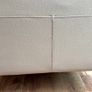 Light grey leather sofa set - 3-seater and 2-seater Image 4