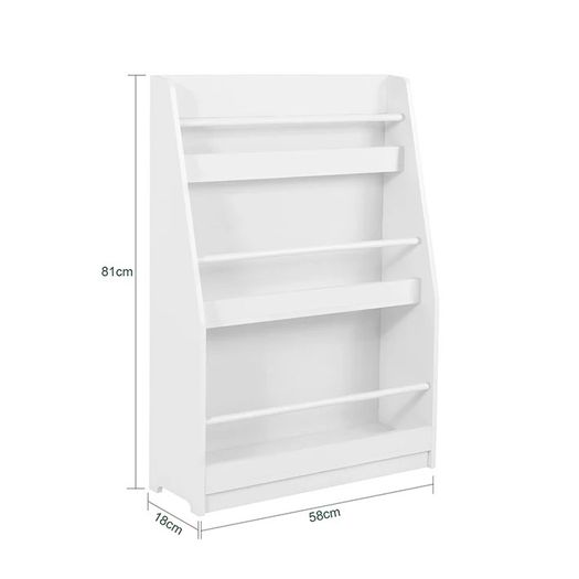 Kids Bookcase  Shelf Wall Shelves  Children's Storage Shelf