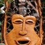 Wooden Heavy African Mask Image 8