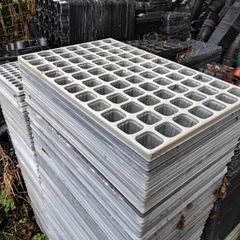 Horticultural seedling trays, pots and pot trays.