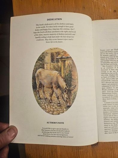 A Passion For Donkeys. By Dr Elizabeth D. Sevendsen. Large Volume Paperback In Good Condition.  See Photos For Same.