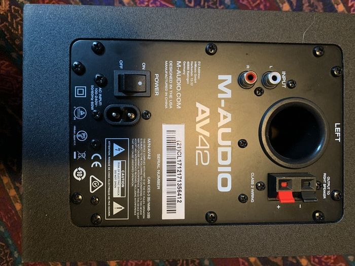 M-Audio 40W active monitors AV-42
