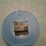 Blue Battery-Operated Clock. Image 3