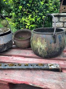 skillet, bread pot baker with handle