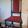 Hardwood refurbished old chair Image 2