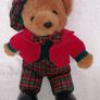 Vintage Tartan Teddy Bear (1990) Image 8