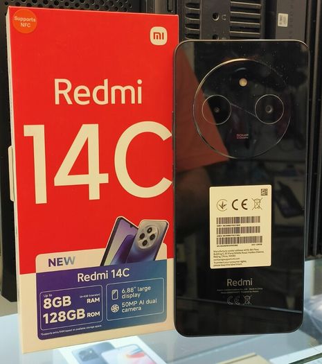 Xiaomi Redmi 14C 4G 8GB/128GB Black (Midnight Black) Dual SIM Unlocked Like New