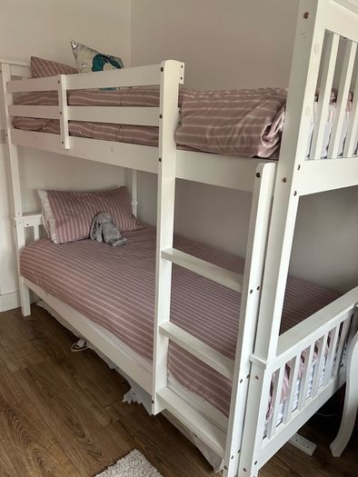 Bunk beds plus barely used mattresses