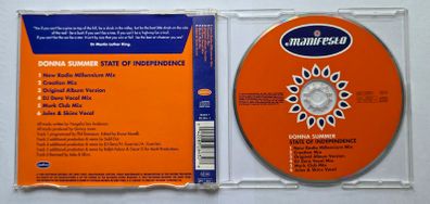 Donna Summer - State Of Independence- CD Single