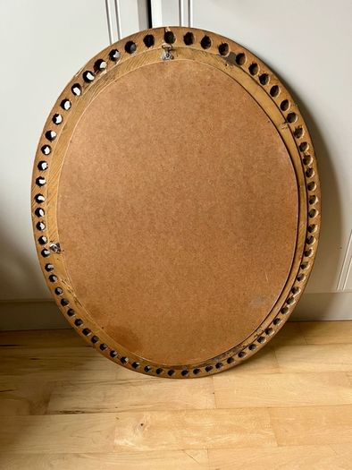 Gold vintage ornate wall mirror