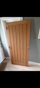 pre finished oak door