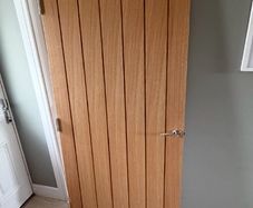 pre finished oak door