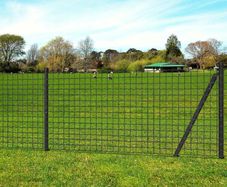 Euro Fence Steel 25x1 m Grey