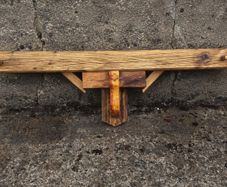 NEW Rustic Stove Mantle / Floating Shelf