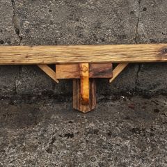 NEW Rustic Stove Mantle / Floating Shelf