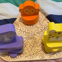Janod - How to Use a Screw - Africa - Wooden Learning Toy