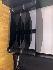 glass tv stand