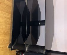 glass tv stand