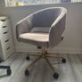 Velvet office chair Image 2
