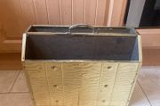 brass vintage magazine holder postage available