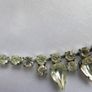 Vintage  Silver Tone Austrian Crystal Diamante Necklace Choker Image 4