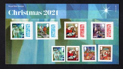2021 Great Britain Christmas Commemorative Stamps Presentation Pack