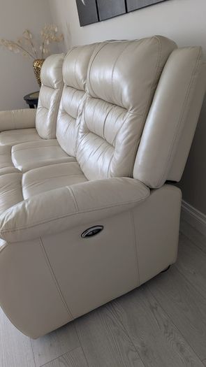 Electric Recliner Leather Sofa